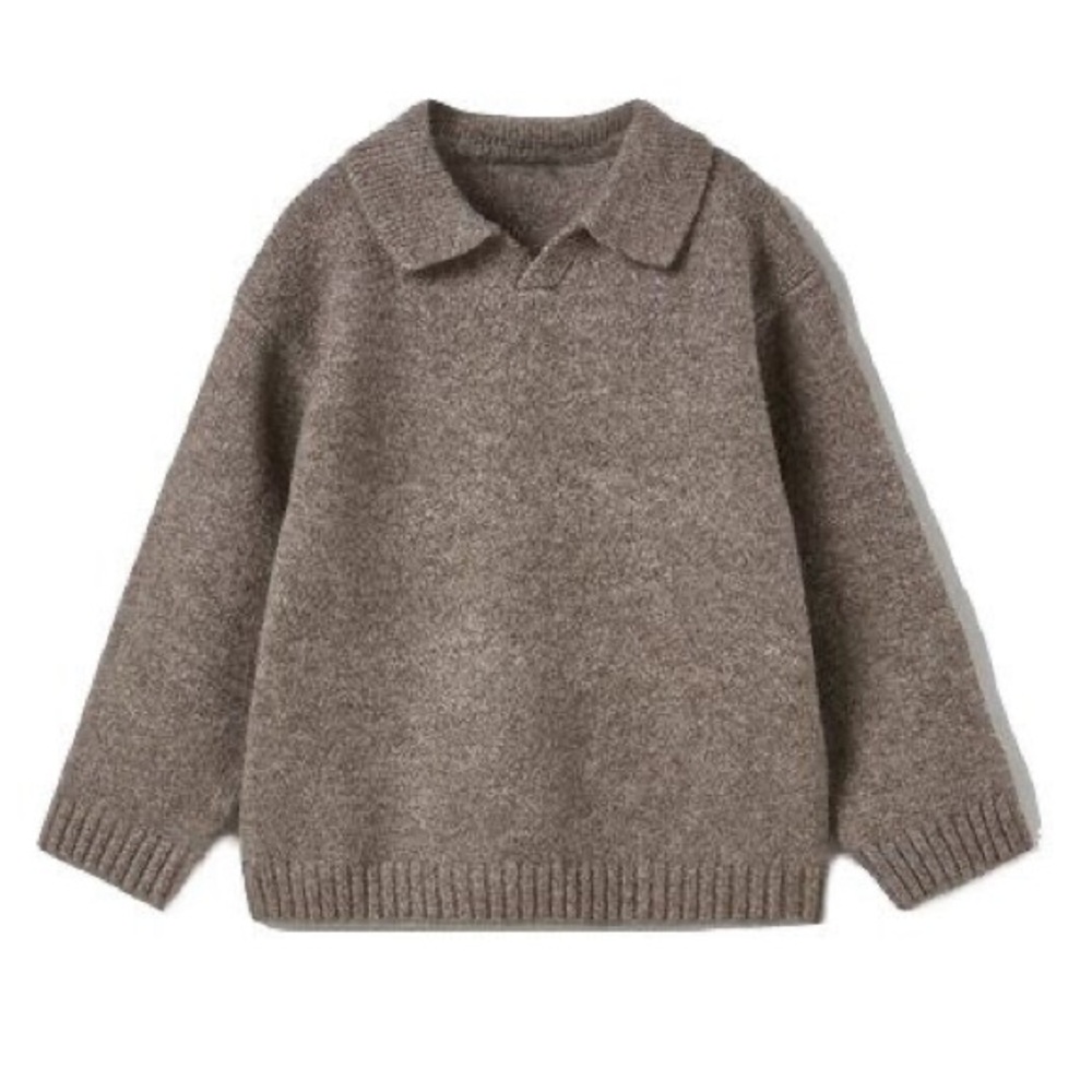 Zara NWOT Kids Wool Blend Soft‎ Touch Knit Sweater - Grey - Size 2-3 Years
